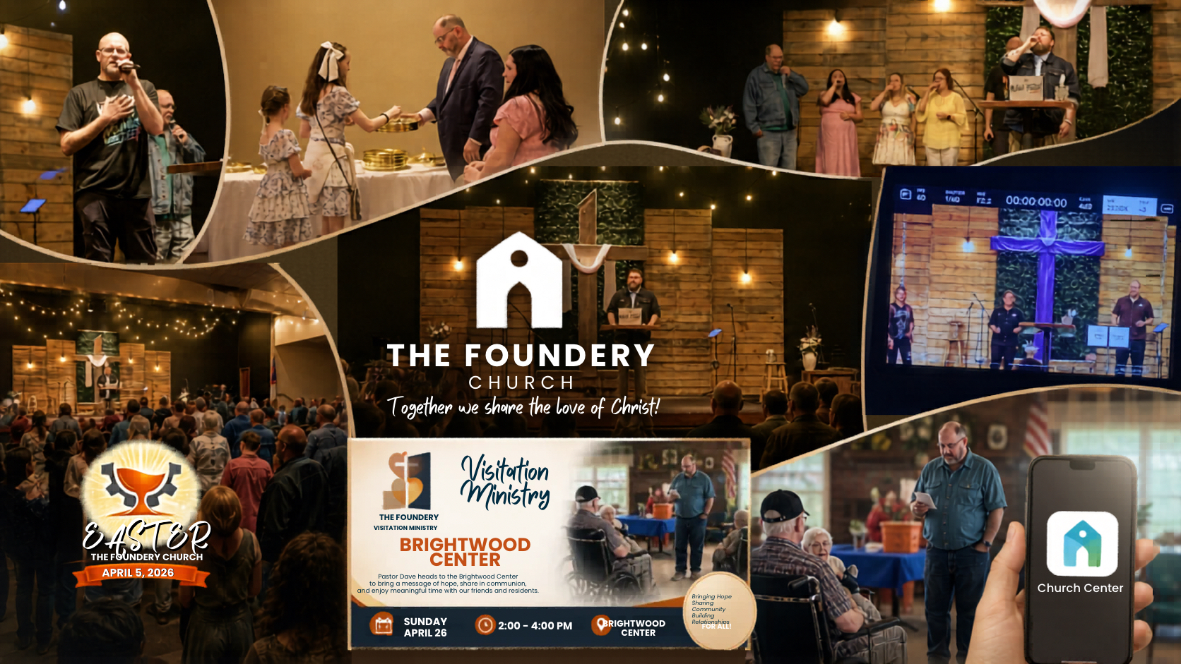 The Foundery Church website and creative project by ChurchBuilt